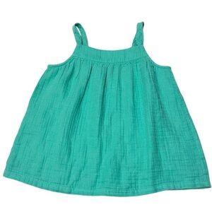 Primary Girls’ Green Cotton Sleeveless Top - Size 8-9